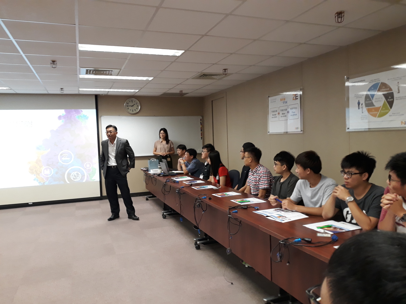 2018年7月18日-國立中山大學工學院--參訪台灣恩智浦半導體公司圖片