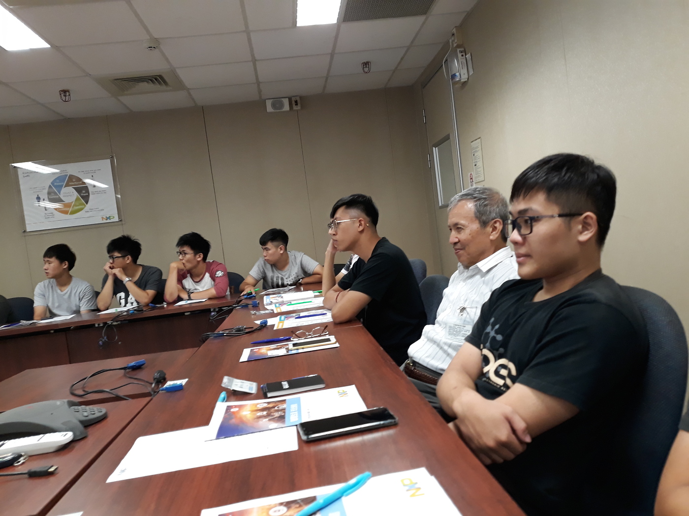 2018年7月18日-國立中山大學工學院--參訪台灣恩智浦半導體公司圖片