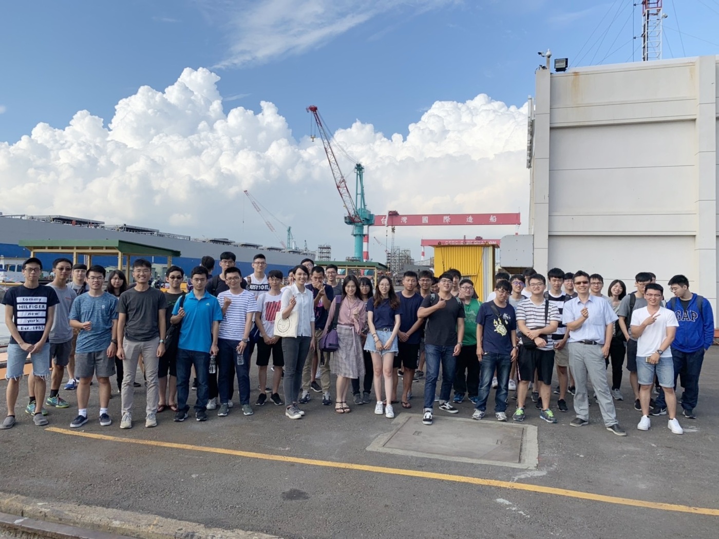 2019年5月15日-「台灣國際造船(股)公司」校外參訪活動圖片