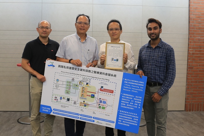 The world's first electronic medical record encryption technology by NSYSU won the NSTC's Brightest Achievement AwardImage