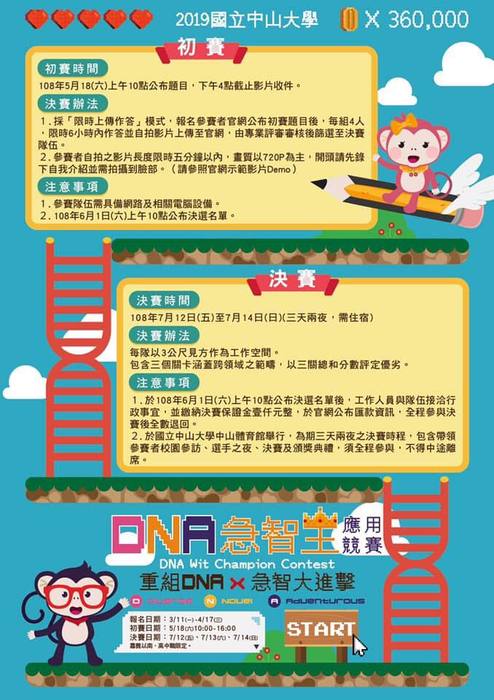 第一屆DNA急智王應用競賽圖片